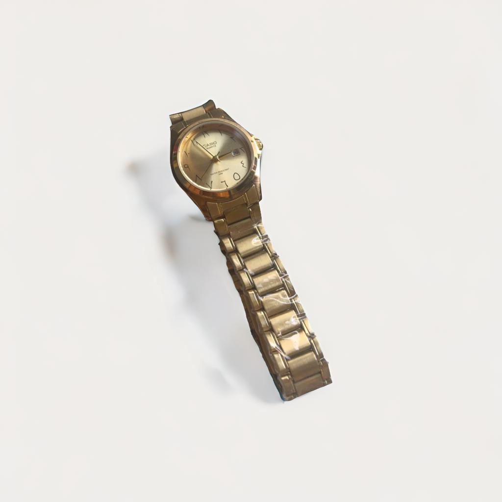 Gold arabic casio for her